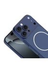 Apple iPhone 14 Pro Kılıf Zore M-Safe Şarj Özellikli Kamera Korumalı Spark Kapak