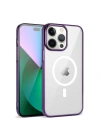 Apple iPhone 14 Pro Kılıf Zore Wireless Şarj Özellikli Pixel M-safe Kapak