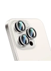 Apple iPhone 14 Pro Max CaseWorld Alloy Serisi Oleofobik Anti Reflective Kamera Lens Koruyucu