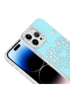 Apple iPhone 14 Pro Max Kılıf Damla Taşlı Zore Rivas Sert PC Kapak