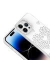 Apple iPhone 14 Pro Max Kılıf Damla Taşlı Zore Rivas Sert PC Kapak