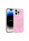 Apple iPhone 14 Pro Max Kılıf Damla Taşlı Zore Rivas Sert PC Kapak
