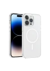 Apple iPhone 14 Pro Max Kılıf IC Çipli Zore Wireless Şarj Özellikli Şeffaf Orjin Kapak