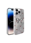 Apple iPhone 14 Pro Max Kılıf Kamera Korumalı Figürlü Zore Ponti Silikon Kapak