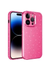 Apple iPhone 14 Pro Max Kılıf Kamera Korumalı Simli Lüks Zore Koton Kapak