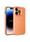 Apple iPhone 14 Pro Max Kılıf Kamera Korumalı Simli Lüks Zore Koton Kapak