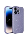 Apple iPhone 14 Pro Max Kılıf Kamera Korumalı Simli Lüks Zore Koton Kapak