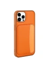 Apple iPhone 14 Pro Max Kılıf Kartlıklı Zore X-Kart Silikon Kapak