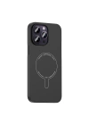 Apple iPhone 14 Pro Max Kılıf M-Safe Şarj Özellikli Kamera Korumalı Zore Elio Sert PC Kapak