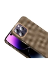 Apple iPhone 14 Pro Max Kılıf M-safe Şarj Özellikli Karbon Fiber Görünümlü Zore Gros Kapak