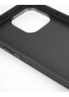Apple iPhone 14 Pro Max Kılıf M-safe Şarj Özellikli Karbon Fiber Görünümlü Zore Troy Kapak