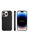 Apple iPhone 14 Pro Max Kılıf M-safe Şarj Özellikli PU Deri Zore Adora Kapak