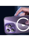 Apple iPhone 14 Pro Max Kılıf M-safe Şarj Özellikli Sert PC Zore Fuya Kapak