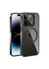 Apple iPhone 14 Pro Max Kılıf M-safe Şarj Özellikli Standlı Zore Klon Kapak