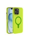 Apple iPhone 14 Pro Max Kılıf M-Safe Şarj Özellikli Zore Aris Silikon Kapak