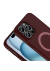 Apple iPhone 14 Pro Max Kılıf M-Safe Şarj Özellikli Zore Aris Silikon Kapak
