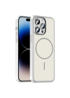 Apple iPhone 14 Pro Max Kılıf M-Safe Şarj Özellikli Zore Lora PC Kapak