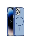 Apple iPhone 14 Pro Max Kılıf M-Safe Şarj Özellikli Zore Lora PC Kapak
