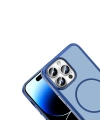 Apple iPhone 14 Pro Max Kılıf M-Safe Şarj Özellikli Zore Lora PC Kapak