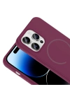 Apple iPhone 14 Pro Max Kılıf M-safe Şarj Özellikli Zore Meta Kapak
