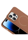 Apple iPhone 14 Pro Max Kılıf M-safe Şarj Özellikli Zore Meta Kapak
