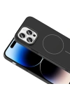 Apple iPhone 14 Pro Max Kılıf M-safe Şarj Özellikli Zore Ruby Sert Kapak