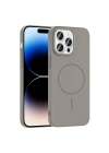 Apple iPhone 14 Pro Max Kılıf M-safe Şarj Özellikli Zore Ruby Sert Kapak