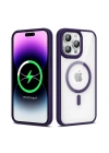 Apple iPhone 14 Pro Max Kılıf M-safe Wireless Şarj Özellikli Silikon Zore Ege Kapak