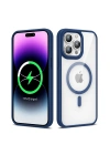 Apple iPhone 14 Pro Max Kılıf M-safe Wireless Şarj Özellikli Silikon Zore Ege Kapak