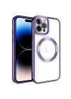 Apple iPhone 14 Pro Max Kılıf M-safe Wireless Şarj Özellikli Zore Setro Silikon