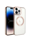Apple iPhone 14 Pro Max Kılıf M-safe Wireless Şarj Özellikli Zore Setro Silikon