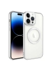 Apple iPhone 14 Pro Max Kılıf M-safe Wireless Şarj Özellikli Zore Setro Silikon