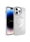 Apple iPhone 14 Pro Max Kılıf M-safe Wireless Şarj Özellikli Zore Stil Kapak