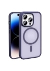 Apple iPhone 14 Pro Max Kılıf M-safe Şarj Özellikli Mat Arka Yüzey Zore Sio Kapak