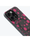 Apple iPhone 14 Pro Max Kılıf Magsafe Şarj Özellikli Polka Dot Desenli Youngkit Spots Serisi Kapak