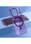 Apple iPhone 14 Pro Max Kılıf M-safe Şarj Özellikli Sert PC Zore Fuya Kapak