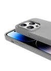 Apple iPhone 14 Pro Max Kılıf M-safe Şarj Özellikli Sıvı Teknolojili Silinebilir Sert Zore Kivi Kapak