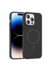 Apple iPhone 14 Pro Max Kılıf M-safe Şarj Özellikli Zore Ruby Sert Kapak