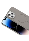 Apple iPhone 14 Pro Max Kılıf M-safe Şarj Özellikli Zore Ruby Sert Kapak