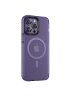 Apple iPhone 14 Pro Max Kılıf Mat Arka Yüzey Wireless Şarj Özellikli Zore Locik Kapak