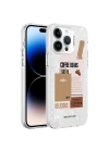 Apple iPhone 14 Pro Max Kılıf Mermer Desenli Zore Marbello Kapak