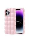 Apple iPhone 14 Pro Max Kılıf Parlak Esnek Silikon Zore Dom Dom Kapak