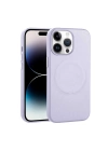 Apple iPhone 14 Pro Max Kılıf PU Deri M-safe Wireless Şarj Özellikli Zore Derix Kapak