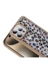 Apple iPhone 14 Pro Max Kılıf Taşlı ve Simli Tasarım Zore Azra Kapak