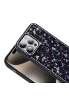 Apple iPhone 14 Pro Max Kılıf Taşlı ve Simli Tasarım Zore Azra Kapak
