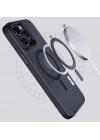 Apple iPhone 14 Pro Max Kılıf Wireless Şarj Özellikli Zore Hibrit M-safe Kapak