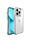 Apple iPhone 14 Pro Max Kılıf Zore Şeffaf Ultra İnce Airbag Tasarımlı Okka Kapak
