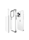 Apple iPhone 14 Pro Max Kılıf Zore Şeffaf Ultra İnce Airbag Tasarımlı Okka Kapak