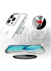Apple iPhone 14 Pro Max Kılıf Zore Şeffaf Ultra İnce Airbag Tasarımlı Okka Kapak