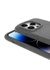 Apple iPhone 14 Pro Max M-safe Şarj Özellikli Airbagli Mat Görünümlü Zore Hepi Kapak